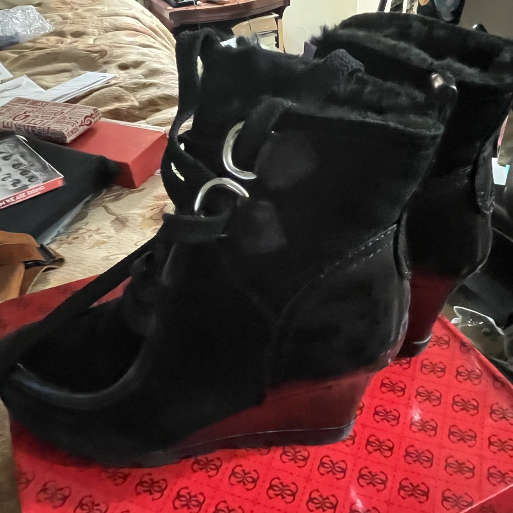 Suede Guess Boots